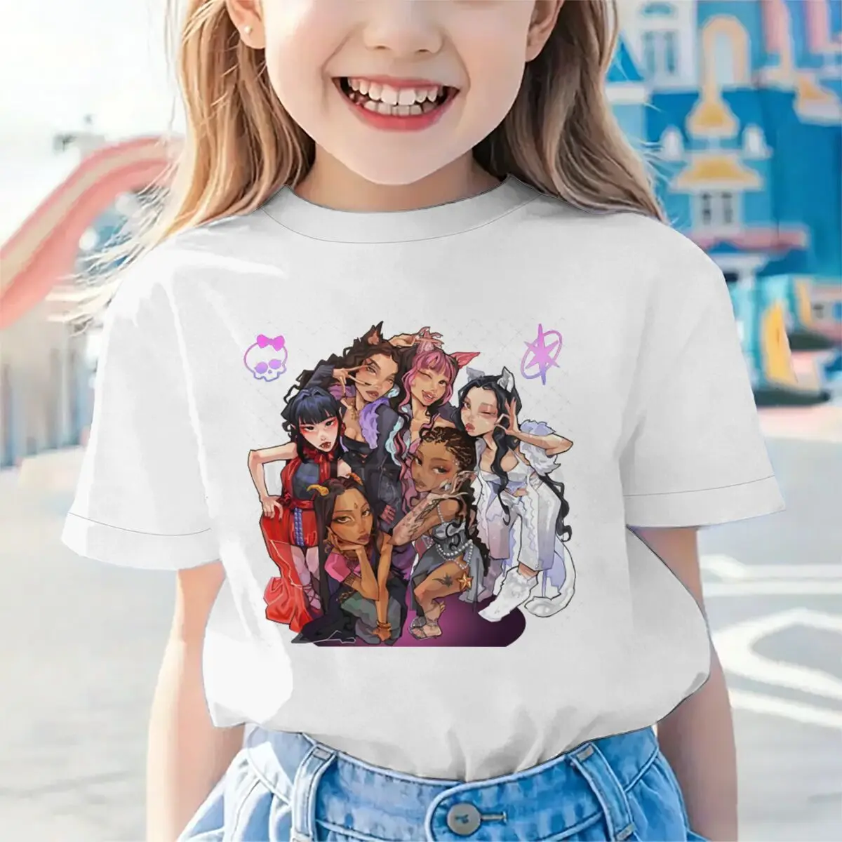 

Katseye New T Shirt Cotton Hip Hop Short Sleeve Tee Girls Boys Streetwear Katseye Print High Quality Comfortable Tees T-shirts