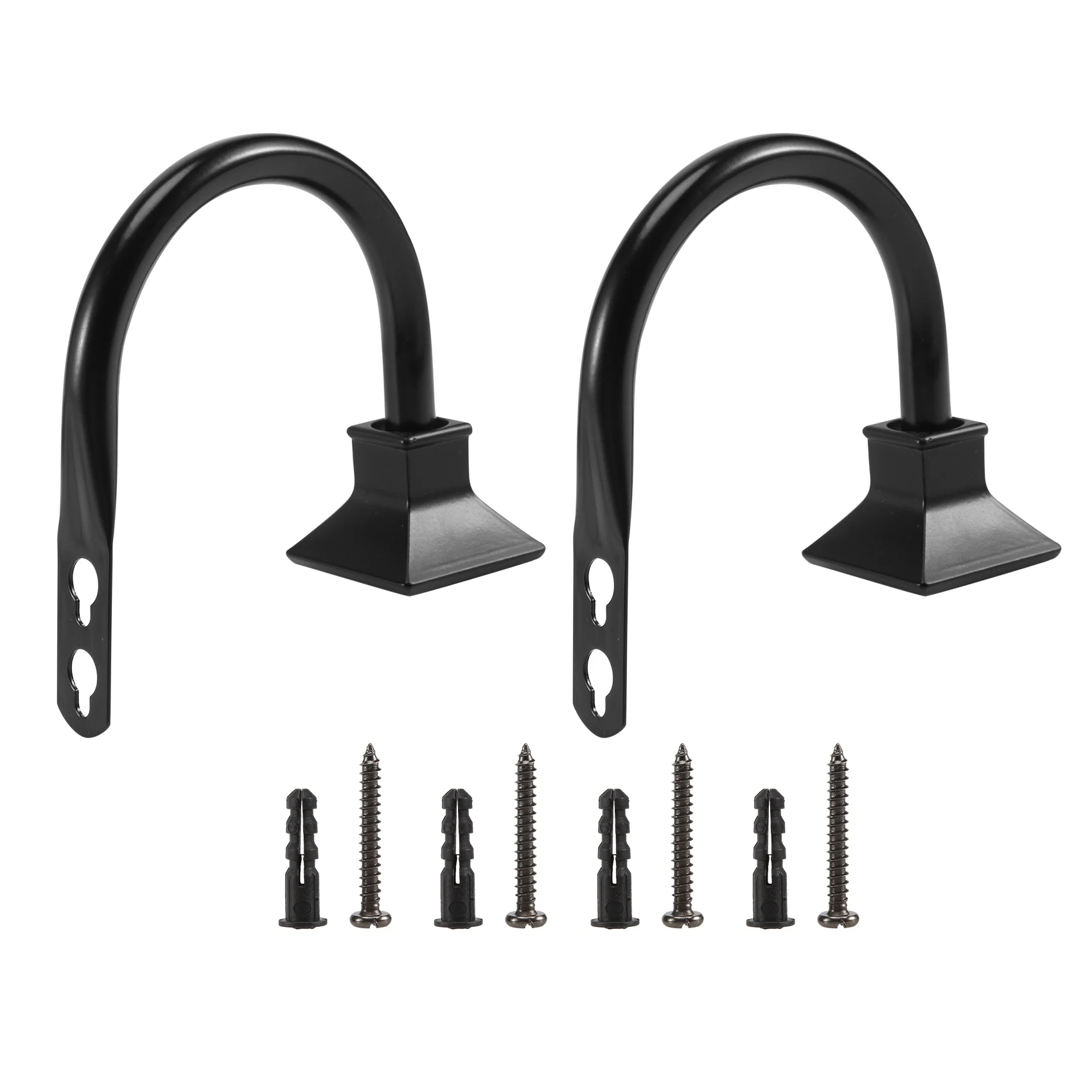 مجموعة F-3C مكونة من ستائر زخرفية معدنية مربعة الشكل، ستائر نافذة مثبتة على الحائط لغرفة النوم وغرفة المعيشة والمكتب