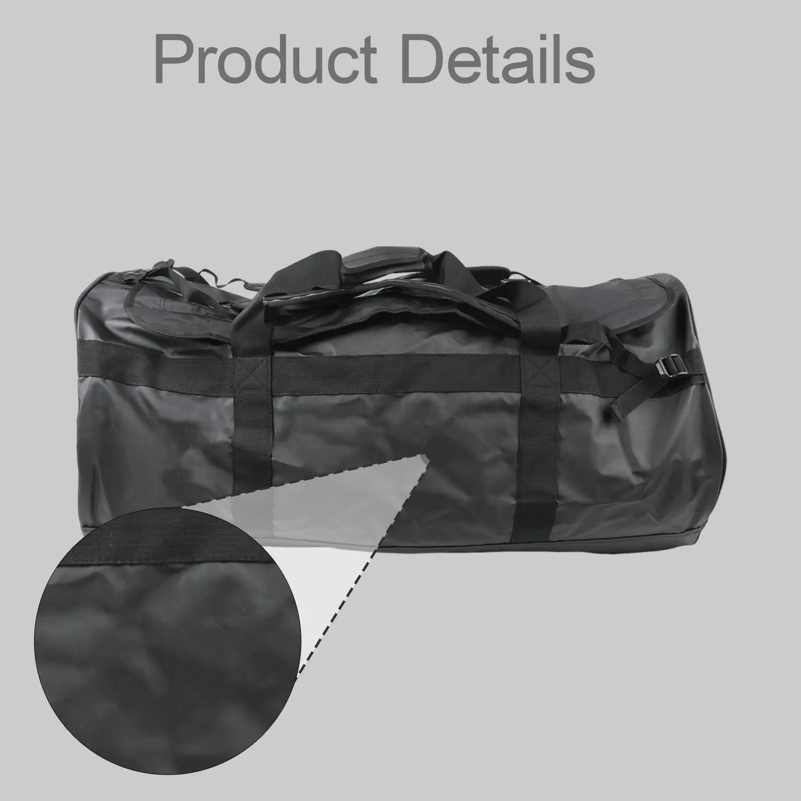 

Спортивная дорожная сумка-дафл для активного отдыха, водонепроницаемая, из ПВХ, с сетчатыми вставками, с местом для имени, для походов и тренировок