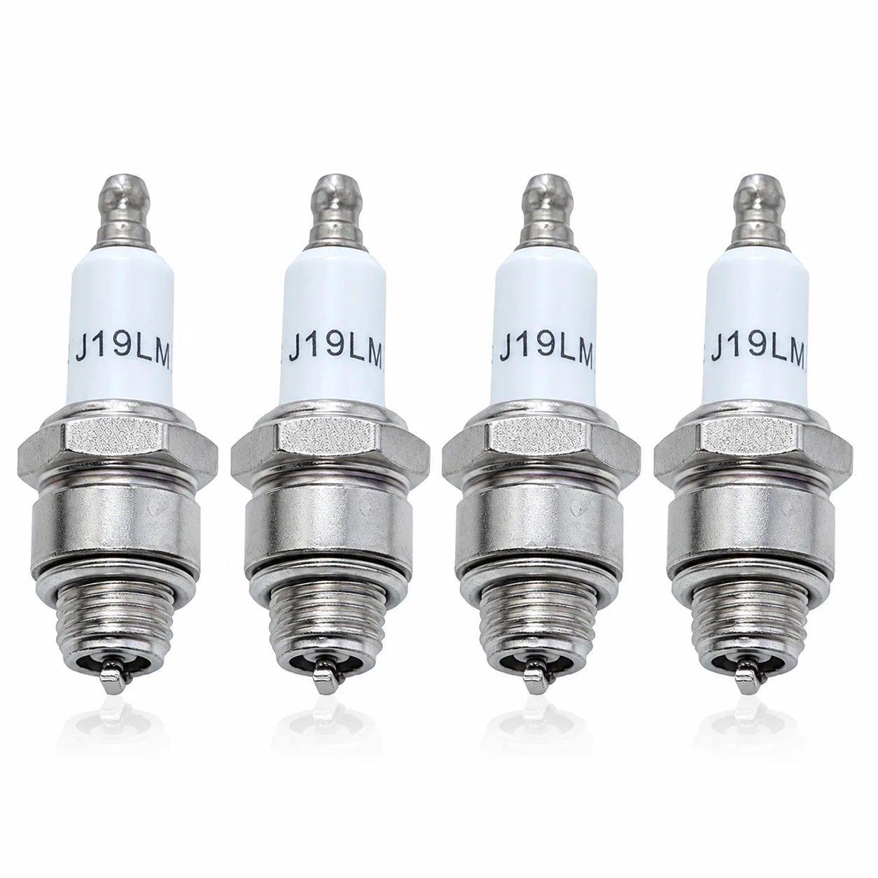 Spark Plug RJ19LM For Champion T10 Engines Replace 96112 796112S 796112 E3121-C5-0041, Small Engine Parts, Lawn Mower Parts