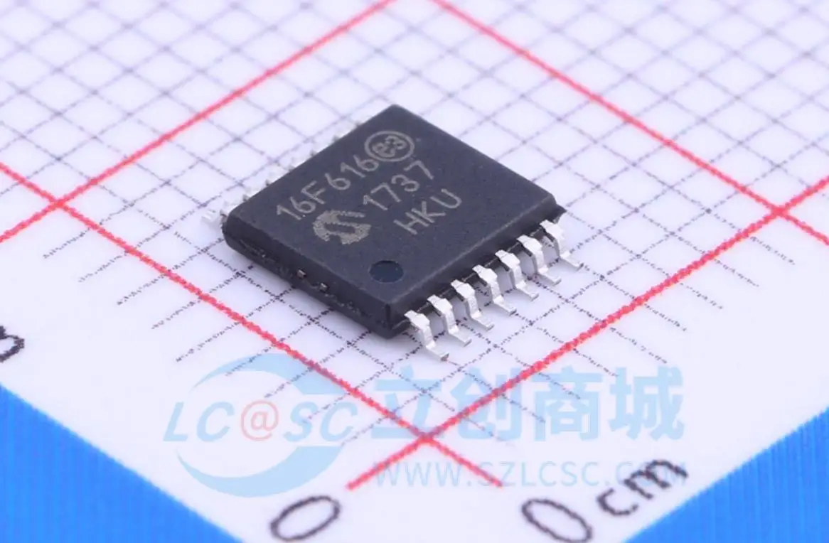 5PCS PIC16F616-I/ST Brand: MICROCHIP (American Microchip) Package: TSSOP-14 Brand new original genuine products in stock