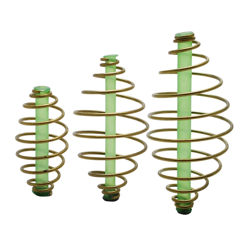 10 قطعة الطعم الربيع المغذية لصيد سمك الشبوط الطازجة ومياه البحر الصيد تلاعب الطعم المغذية أقفاص رائجة البيع الكارب صيد السمك التبعي