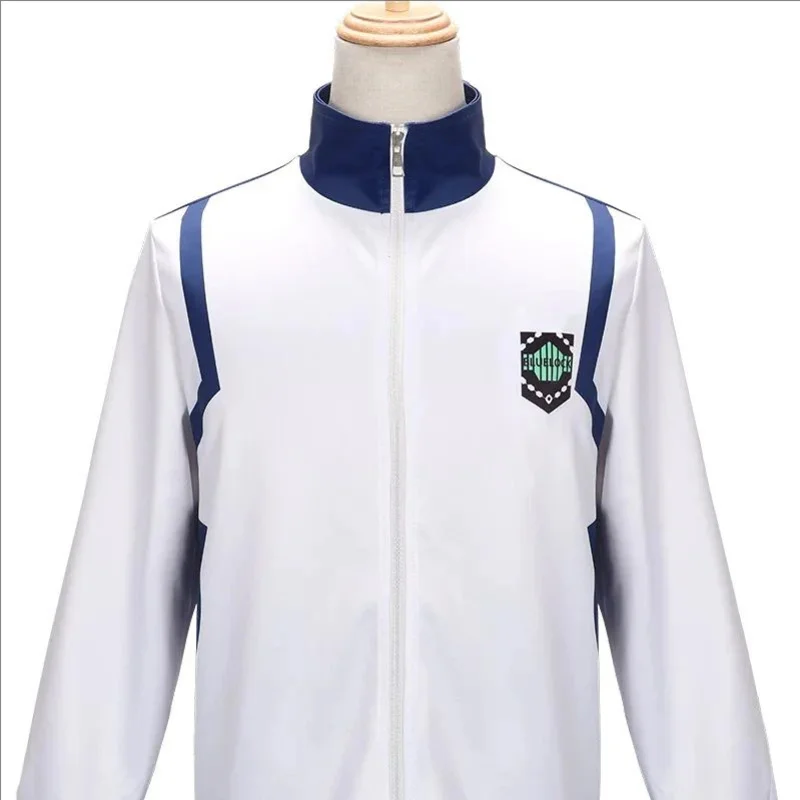 Disfraz de Cosplay de Blue Lock Reo Nagi Bachira Isagi Chigiri, ropa deportiva con cremallera, chándal, sudadera con capucha, ropa de Carnaval de Halloween