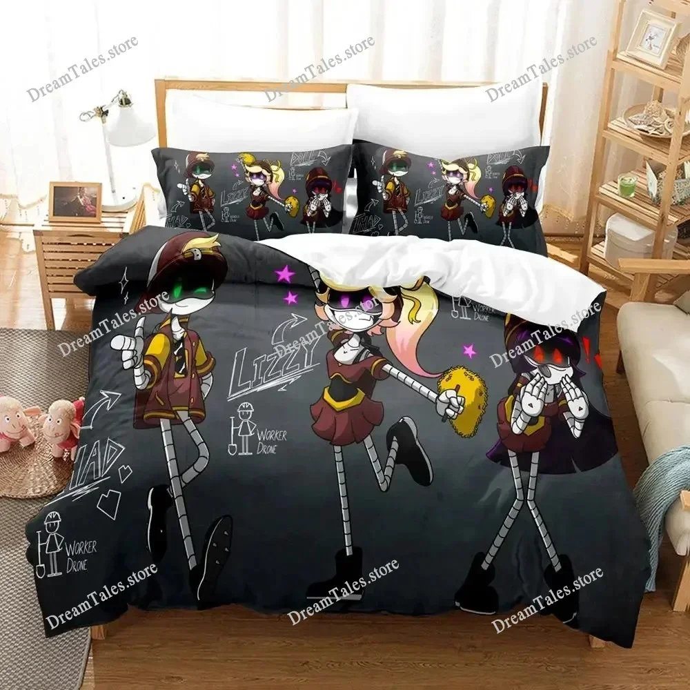 Home Textile Cartoons Murder Drones Cover Duvet Cover Pillow Case Boy Girl Polyester Bedding Set King Queen Twin Size741
