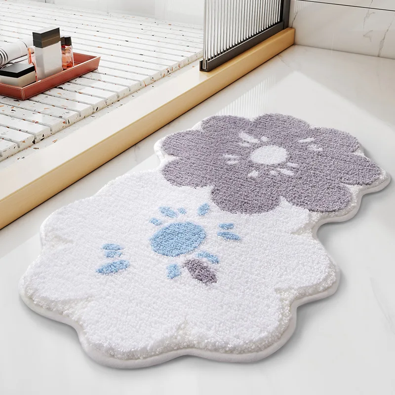 Bathroom Flocking Non-Slip Absorbent Diatom Mud Carpet