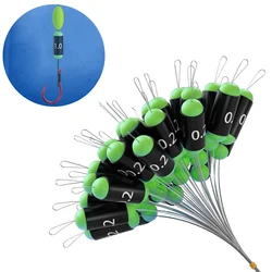 20pcs Adjustable Fishing Drop Shot Scale Fishing Casting Sinker Replace Weight Sinkers Quick Sinking Smooth Fishing Tackle