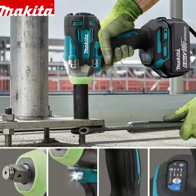 🔔 صالح ماكيتا TW004G 630N.m فرش اللاسلكي مفك كهربائي 18 فولت قابلة للشحن الحفر سائق صالح مفك آلة أداة #5