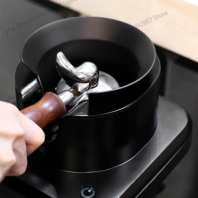 220V Electric Automatic Cleaner For Espresso Machine Handle Coffee Grounds Cleaning Machine With Brush Spin Cleaner Coffee