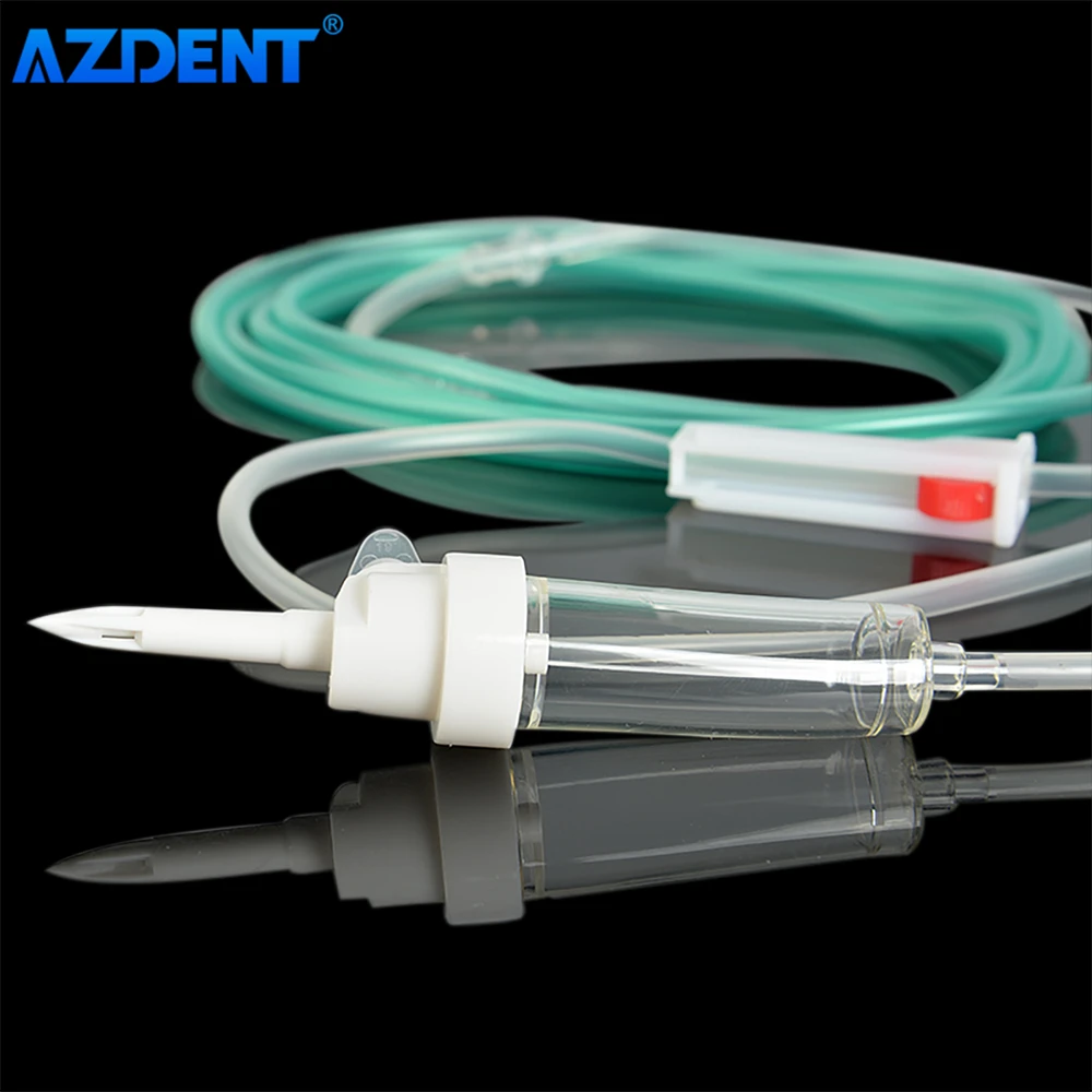 10PCS Dental Irrigation Tube AZDENT Disposable for Implant Surgical Oral Irrigation Sterile Hose Tubing Kit fit for W&H and NSK