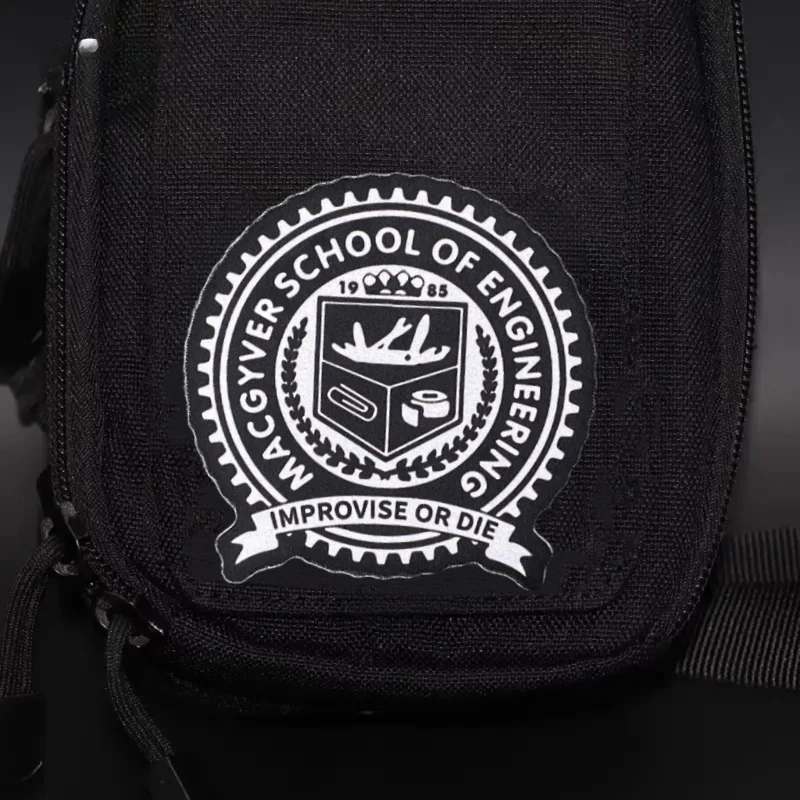 Macgyver escola de engenharia tático remendo impressão gancho e laço braçadeira militar crachá mochila roupas adesivo braçadeira