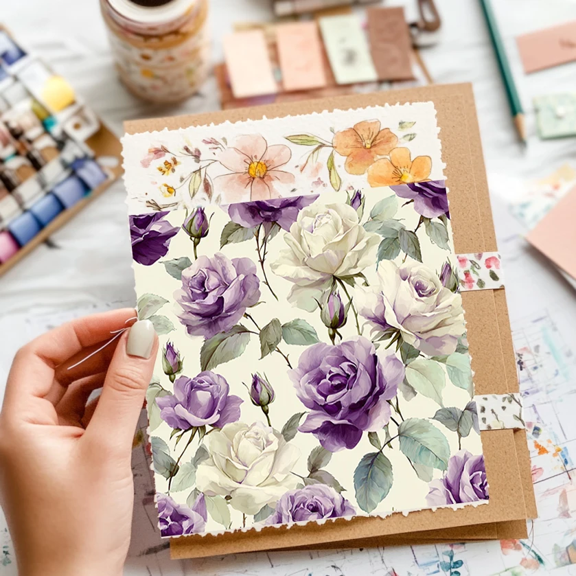 36 Sheets 6"x6" Decorative Scrapbook Paper: Kawaii Bunny Prints for Scrapbooking, Origami & Kids’ Handicrafts