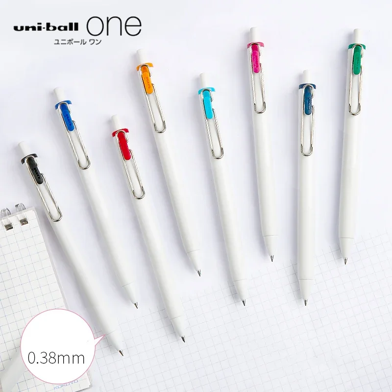 1pc Japan Uni UMN-S-38 Uni-ball One Color Press-type gel pen 0.38mm Student Exam Office Signature Pen Japanese Stationery Award