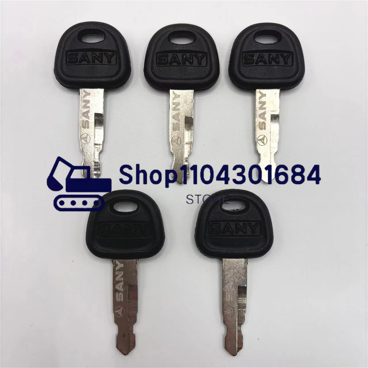 

1/3/5pcs Ignition Key Sany Excavator Parts Key SY 55 75-9 135-855 60 65 75 135 215C