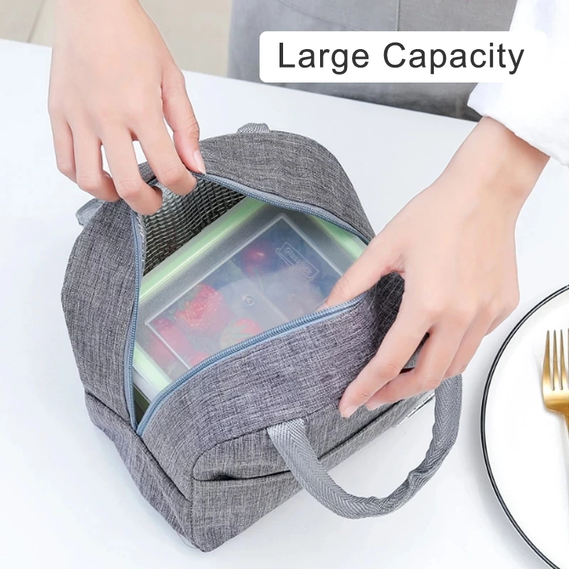 Fresh Cooler Bags insulated lunch bag For Women Kids Waterproof Thermal bag Portable Lunch Box Ice Pack Pouch Food Picnic Bags