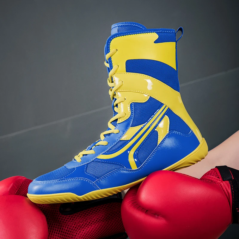 Wrestling Shoes, Youth Indoor Boxing Training Sports Shoes, High-quality and Fashionable Wrestling Flying Shoes Sizes 39-48