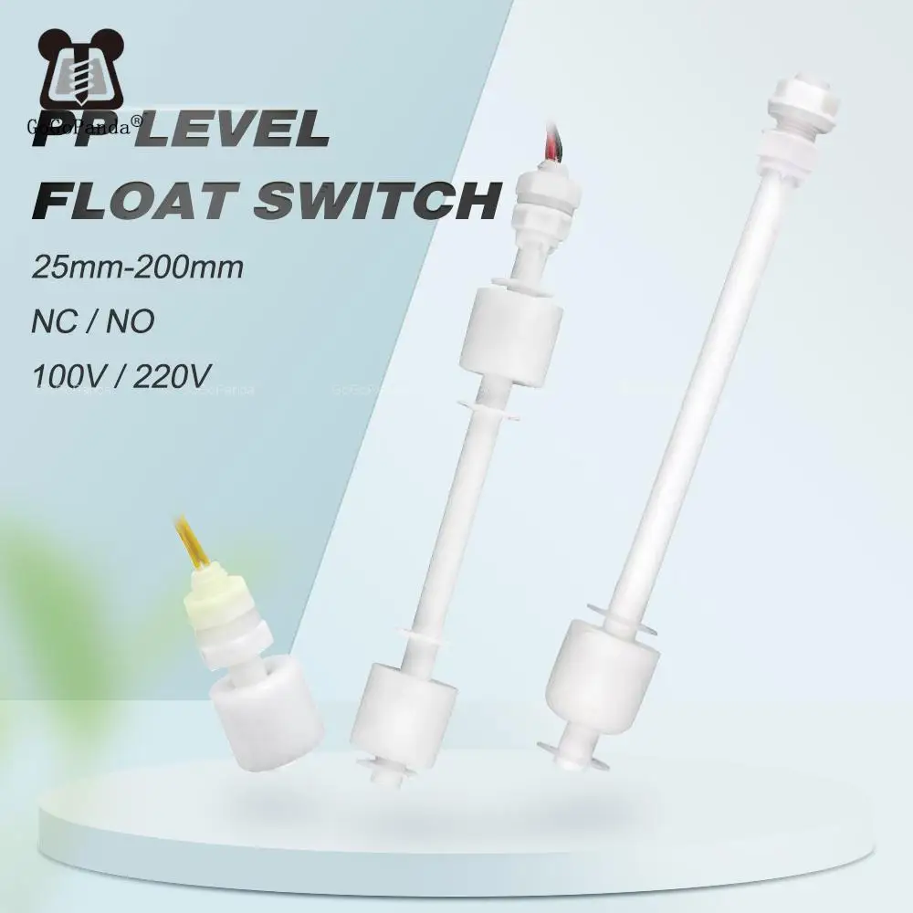 Free Shipping 1 Piece Float Switch Mini Type Poly Propy Water Level Liquid Sensor Normal Close 25mm-150mm Open