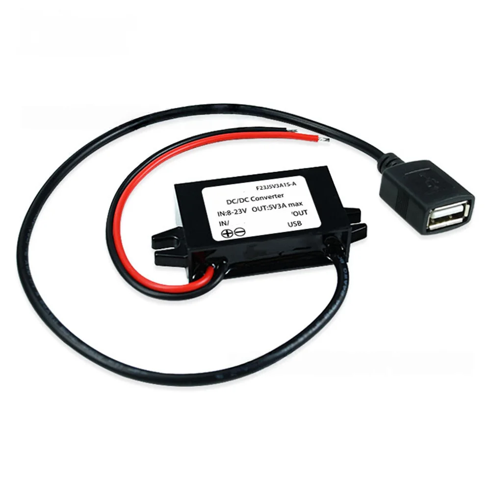 Car Charger Adapter 12V To 5V Adapter Conversion Efficiency 96 Input Voltage Range 8-32V DC 12v To 5v Converter For Car