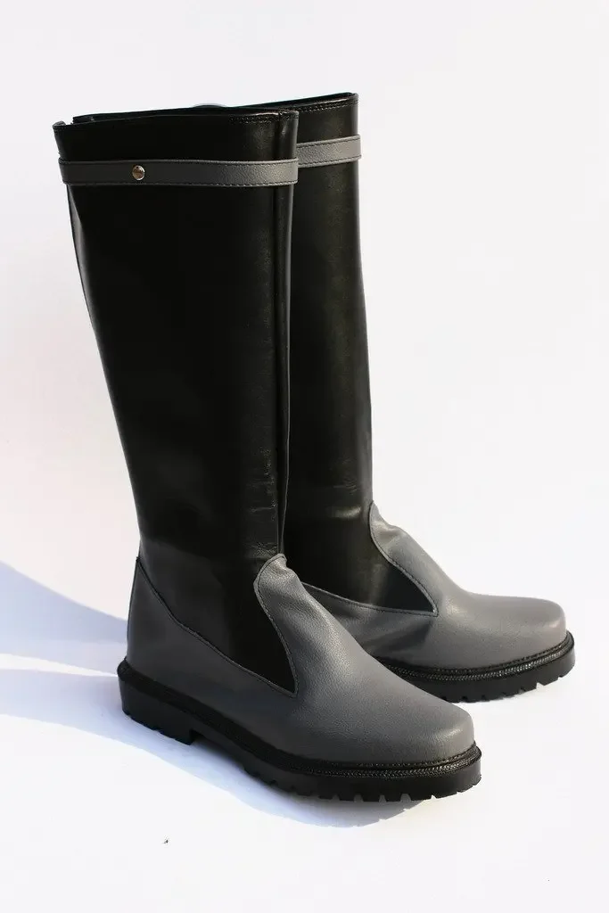 K RETORNO DE Anime Cosplay Tênis, Munakata Reisi, Custom Made Botas