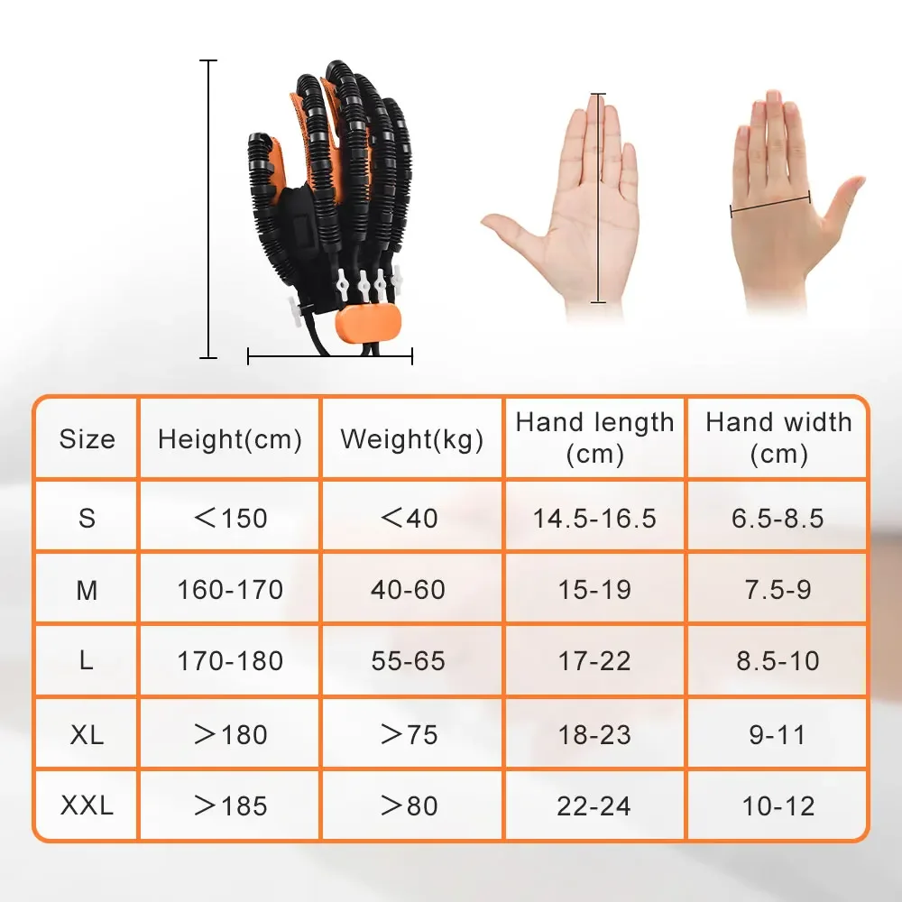 Protable Hand Training Hemiplegie Vinger Revalidatie Trainer Slag Handfunctie Oefening Robot Handschoenen Beugel Ondersteunt Bot