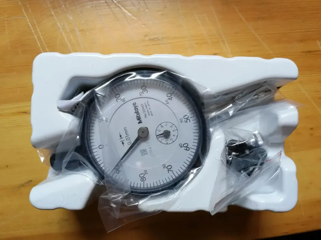 Mitutoyo 2046S Standard Plunger Dial Indicator 0.01 Mm 10mm Gauge Test Inspection Dial Gauge Tools