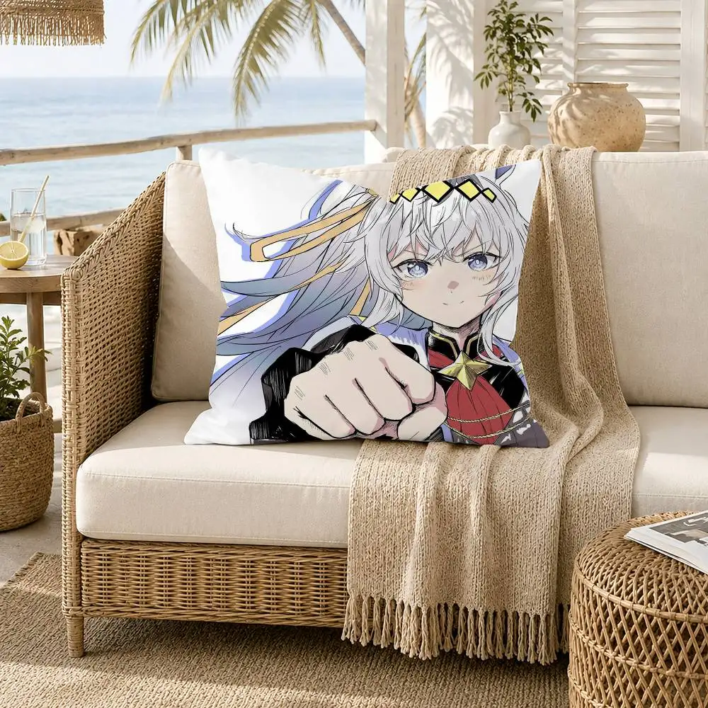 Oguri Cap Tamamo Cross Umamusume Pretty Derby Pillow Case for Sofa Living Room Home office Decor Protective Cover