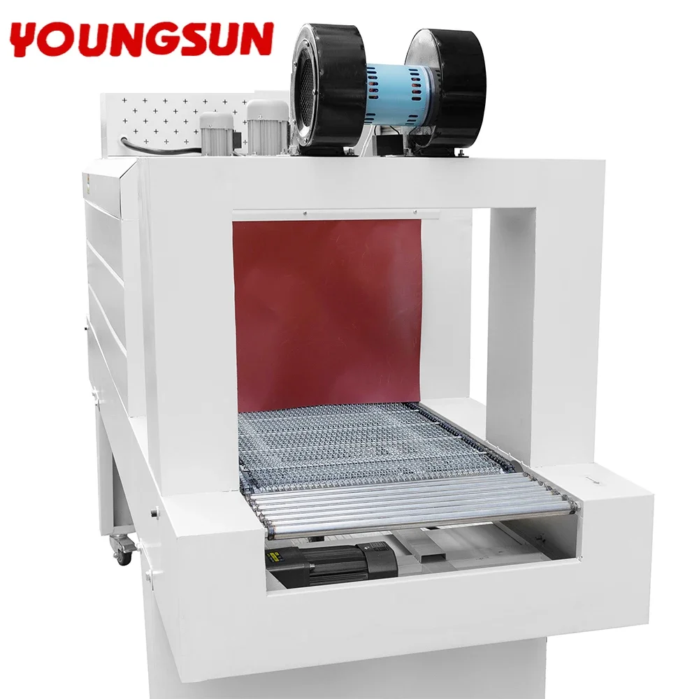 YOUNGSUN Industrial BS-6040 Automatic PE Heat Seal Shrink Wrap Tunnel Packaging Shrink Packaging Wrapping Machine