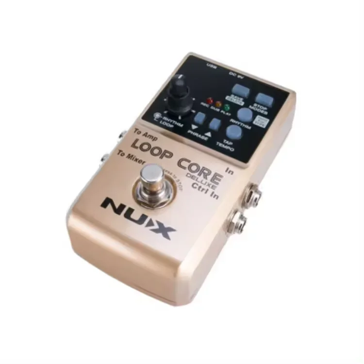 NUX professional 24 Bit LOOP CORE Deluxe Bundle loop pedal with drum machine for Guitar accessory effect pedal