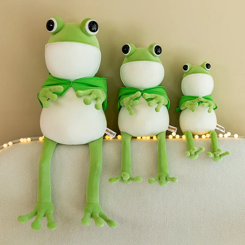 Tent Soft Frog Kawaii Plush Toy Pillow Children couples Holiday birthday gifts Bedroom sofa decoration pillow UFO Catcher doll