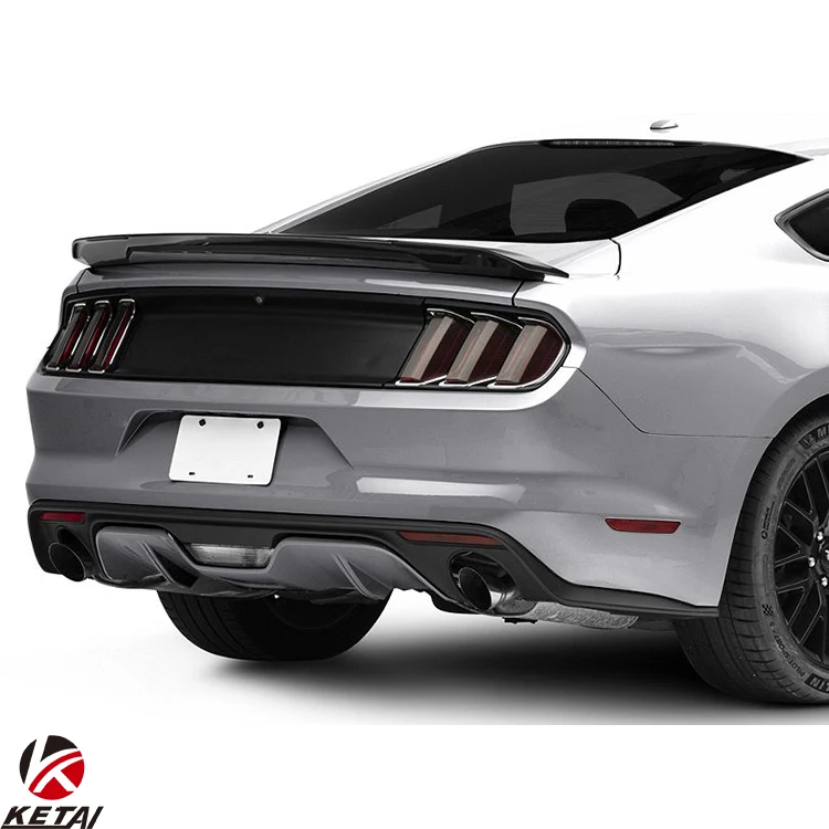 High Quality GT350 Style Gloss Black Rear Wing Spoiler For Mustang 2015-2021