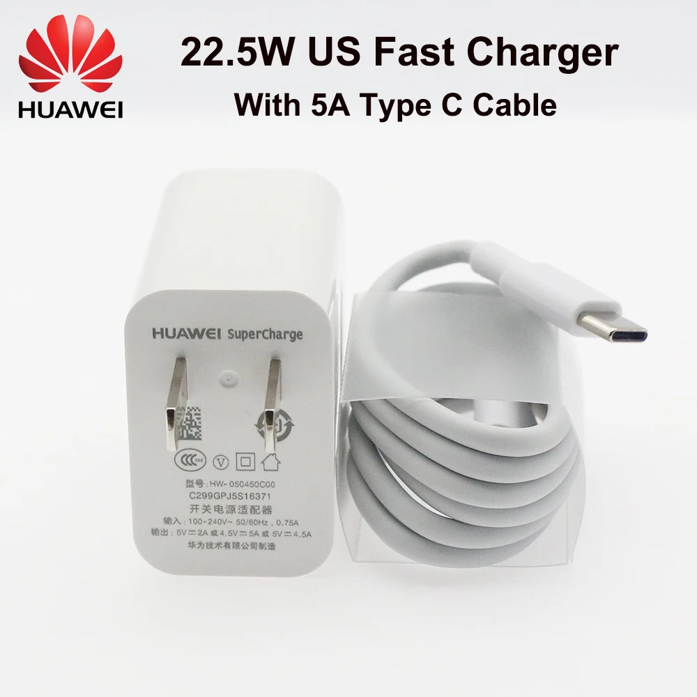 Original Huawei P20 4.5V 5A Supercharge Quick Charger 22.5W For