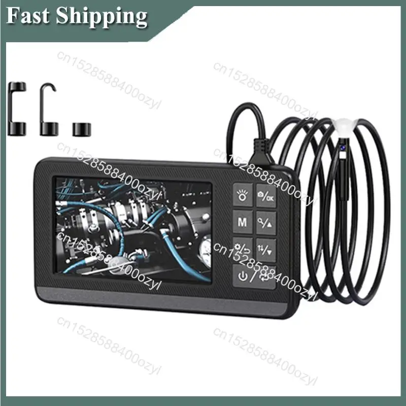 August Industrieendoskop 1080P 4,3 Zoll HD Digitale Endoskop-Inspektionskamera IP67 Wasserdichte Kamera 3 Meter