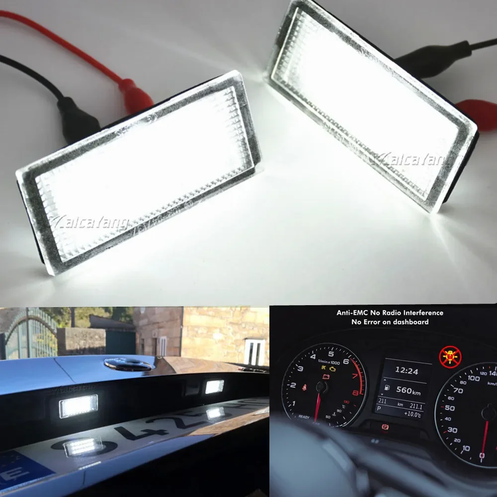 

Для BMW E66 E65 7-Series 735i 2006-2008 Белый прочный 12 В светодиодный светильник номерного знака Высокое качество лампы Canbus