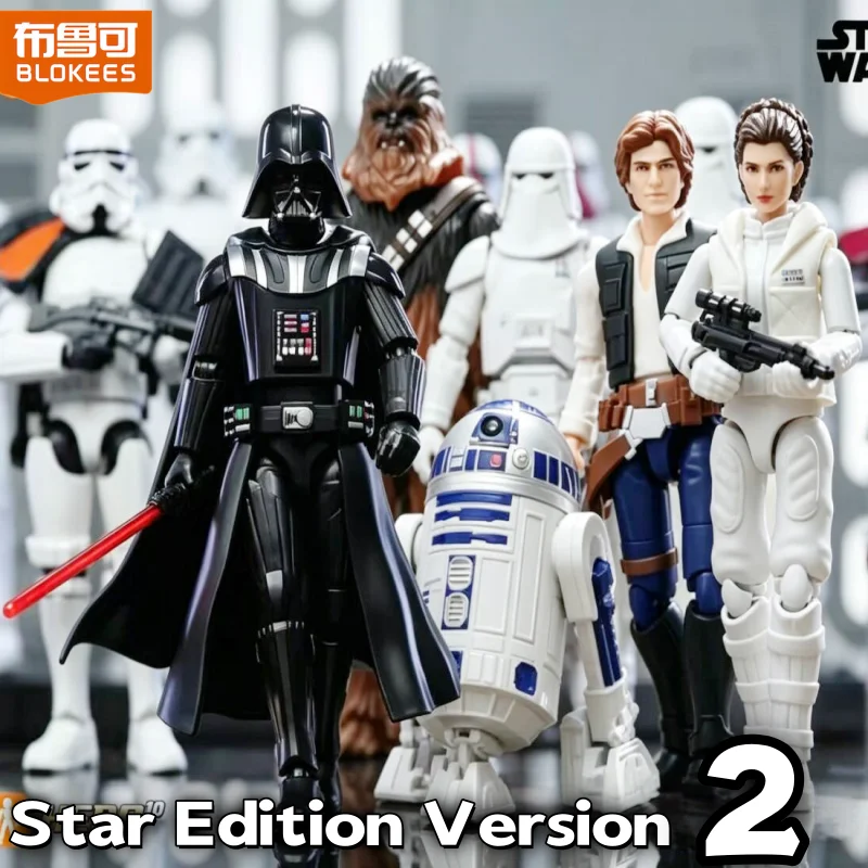 

New Genuine Blokees Star Wars Blind Box Star Edition Version 02 Action Figure Assembly Model Collectible Birthday Toys Gift