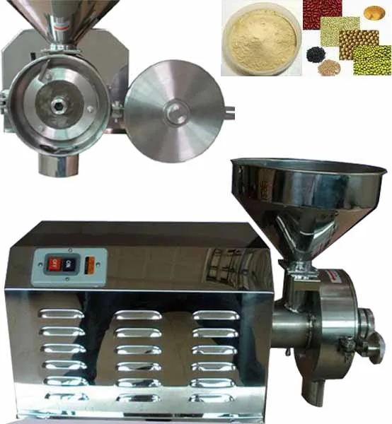 Commercial Dry and Wet Cereal Wheat Maize Grain Corn Grain Grinder Milling Machine 20-200 Mesh Adjustable Multi-grain Flour Mill