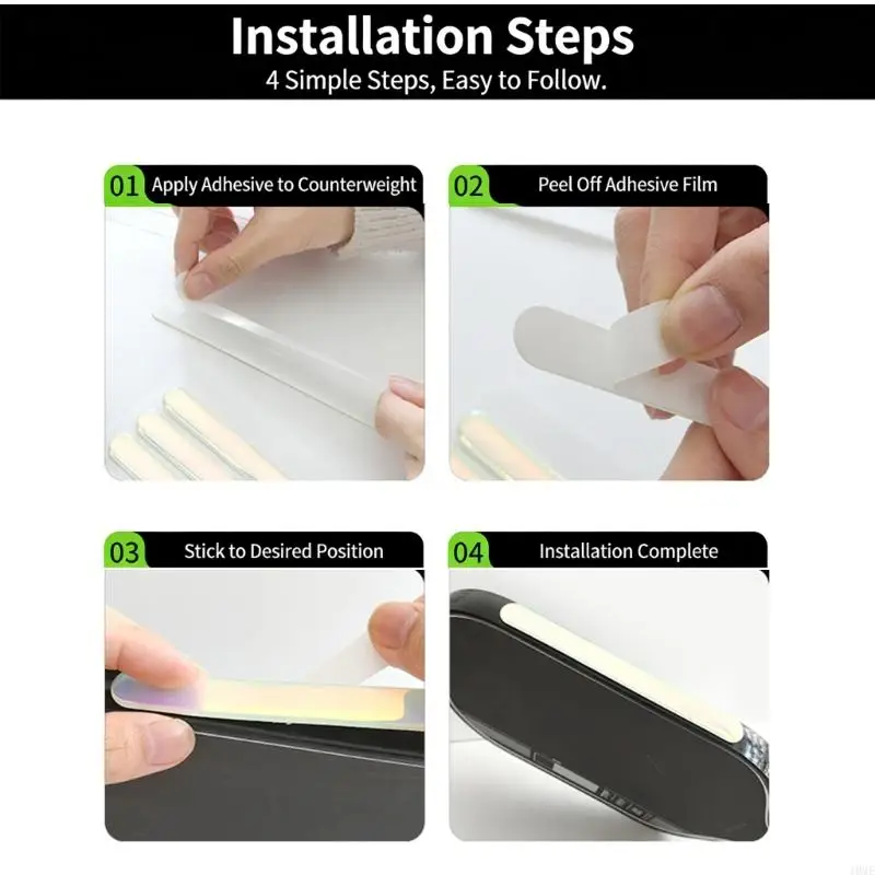 

Wear-Resistant Pickleballs Paddles Weight Tape Increase Strength Universal Paddles Balance Sticker Colorful Shock Absorptio JOME