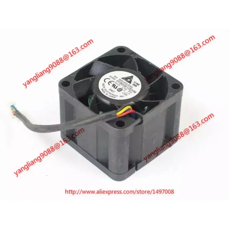 

Delta Electronics FFB03612EHN SP0 DC 12V 0.75A 36x36x28mm Server Cooling Fan