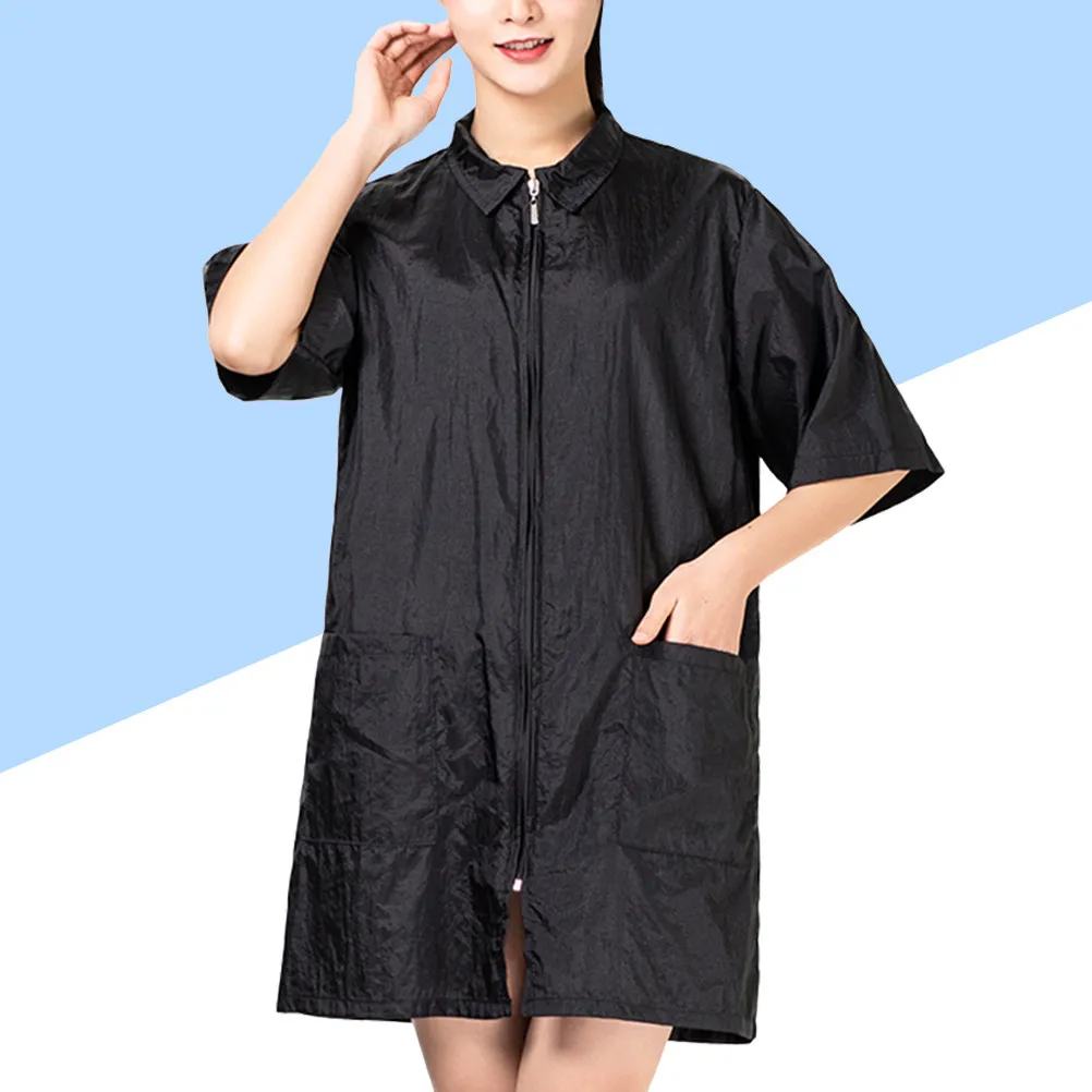 1Pcs Waterproof Breathable Dyeing Apron Stylish Salon Work Clothes for Hairdressers Kitchen Cooking Professional Use
