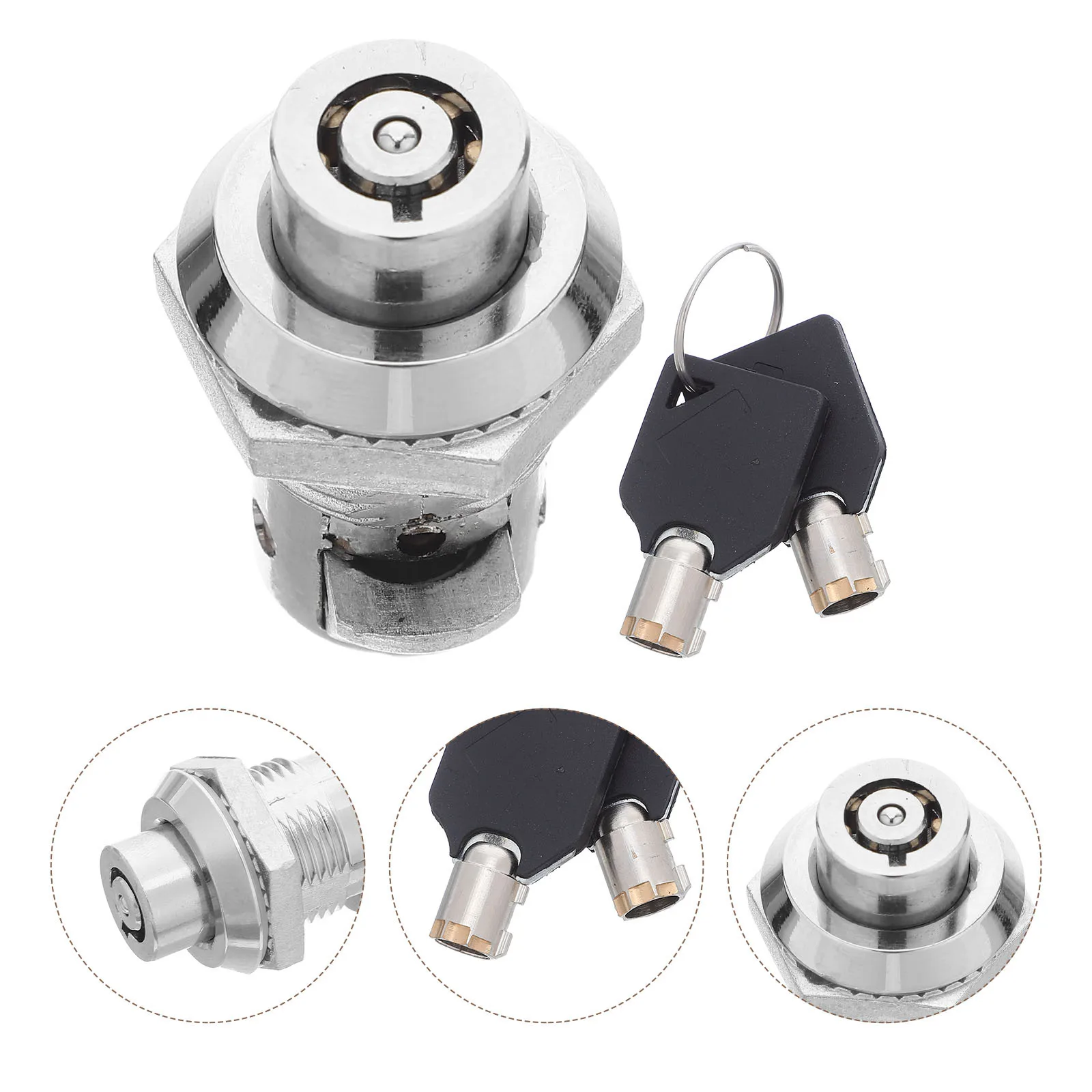 

1 set 1 Set Zinc Alloy Tubular Latch System For Vending Machine Cabinets Gumball Display Cases Spring Loaded Cabinet Door Lock