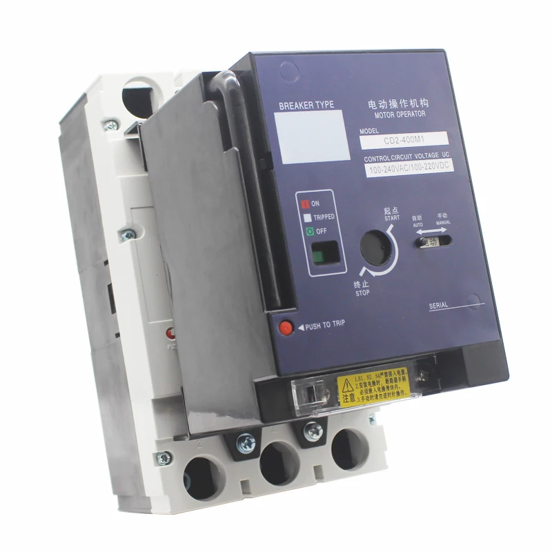 

3P 400A overvoltage protection high voltage automatic reset AC intelligent circuit breaker