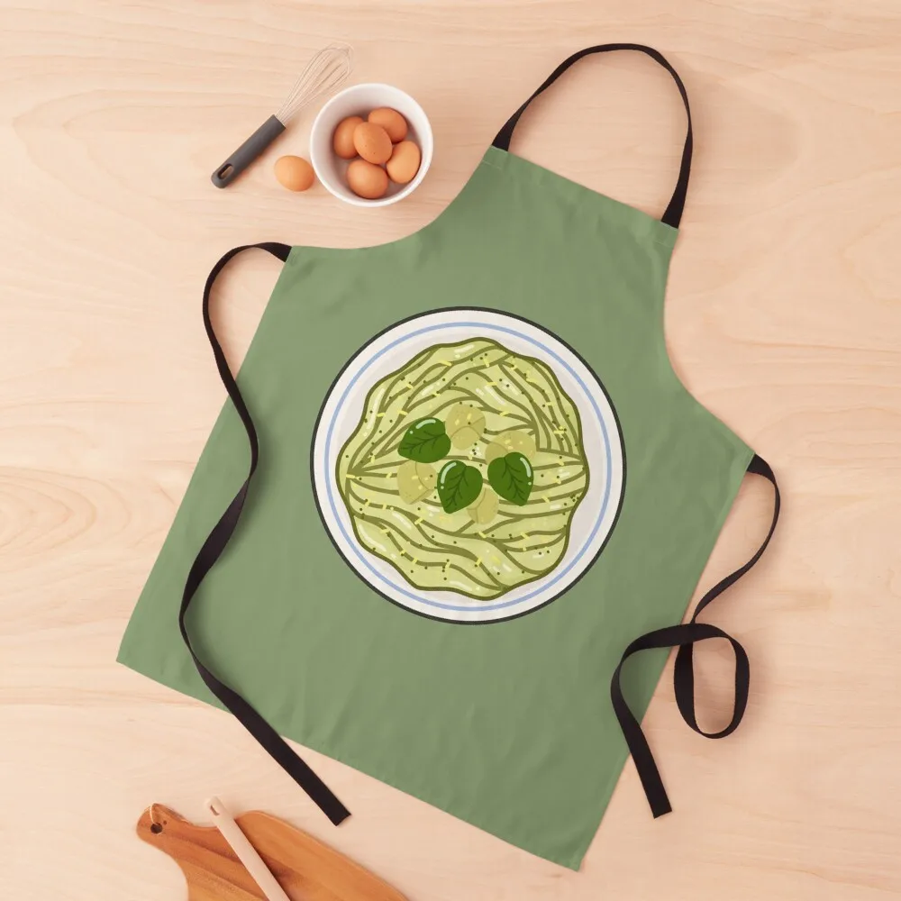 

Trenette al pesto Apron Apron Women's Aprons Ladies Aprons Kitchen Waterproof Kitchen Apron Woman
