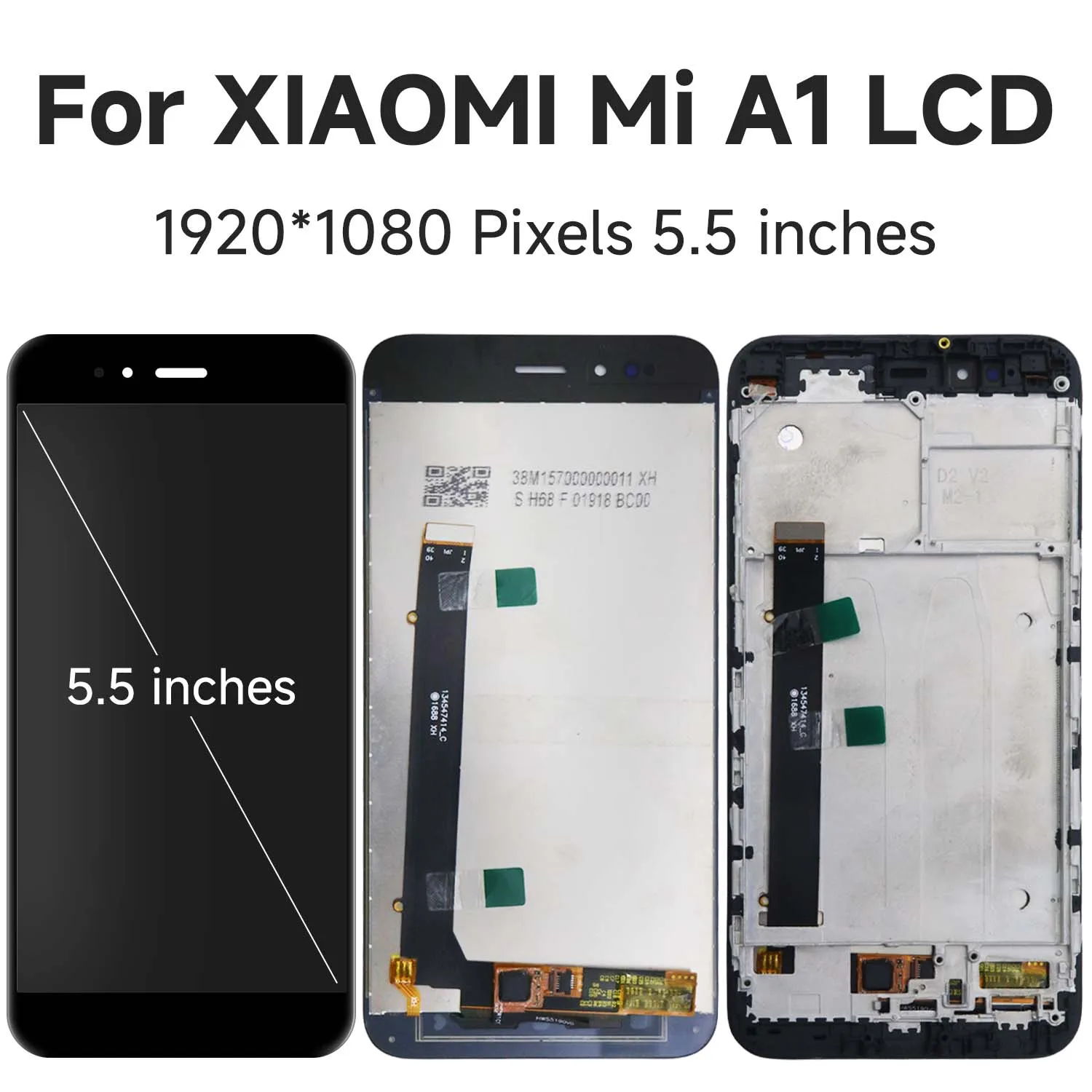 For Xiaomi Mi 5X 5.5\'\'For Ori Mi A1 MDG2 MDI2 LCD Display Touch Screen Digitizer Assembly Replacement