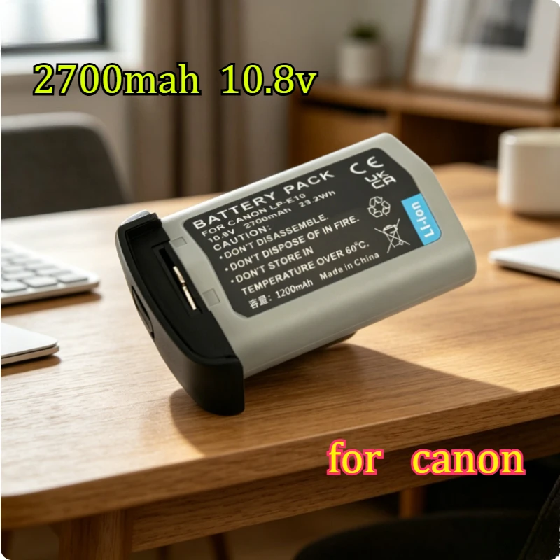 10.8V 2700mAh LP-E19 Is Suitable for CANON EOS R3 1DX3 1DX2 Mark Ii Multi Model Adaptation Long Endurance Stable Digital Battery