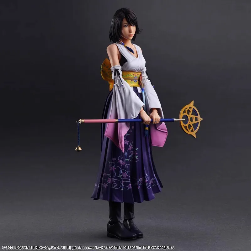 In Stock Original Playarts FF10 No.2 Yuna Action Figures Anime Model Toys Figura Pvc Gifts Collection No Original Box