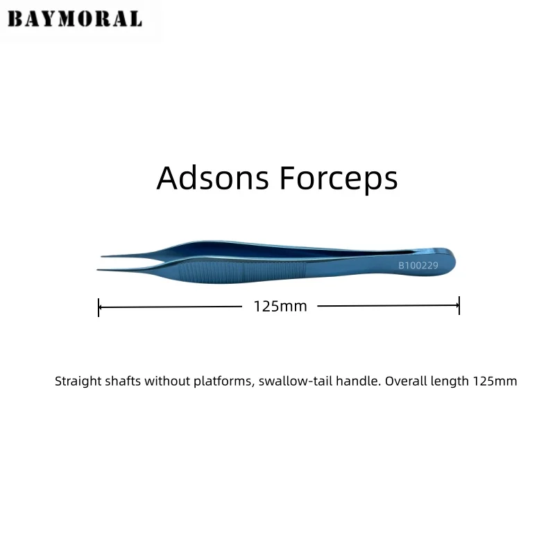 instruments ophtalmiques Pince Adsons titane