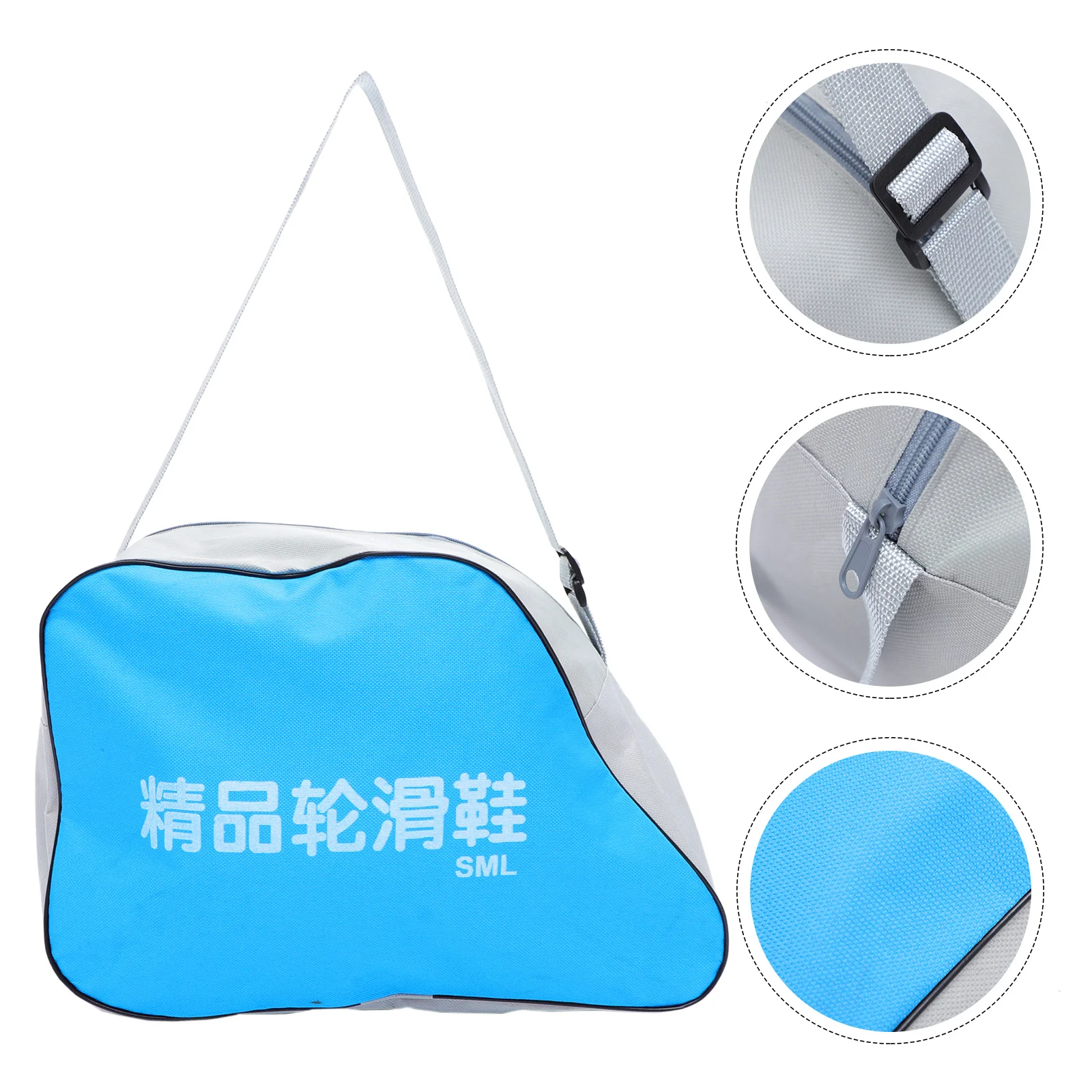 

Skate Bag Sky-blue Roller Handbag for Skates Convenient Storage Pouch Oxford Cloth Handheld Outdoor