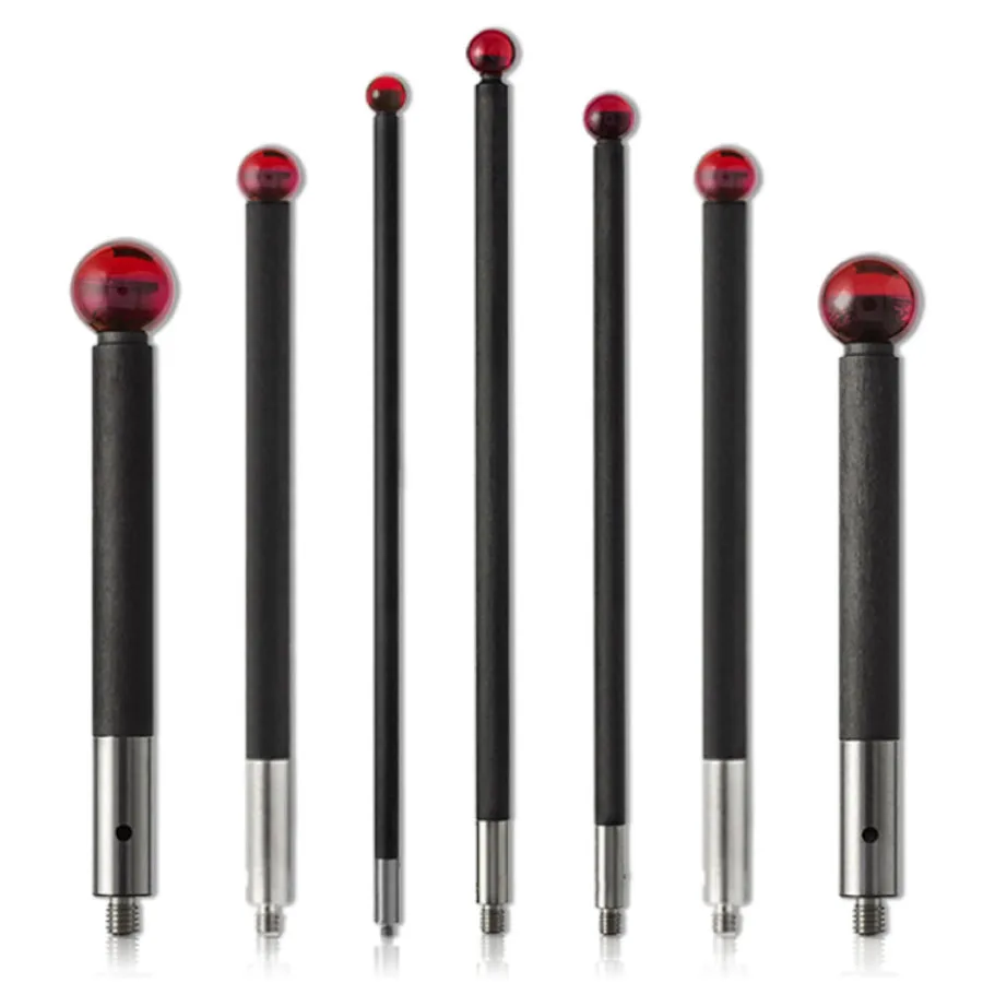 Industrial‑Grade M2/M3/M4 Ruby Ball Probe Carbon Fiber Stylus For CMM Three‑Coordinate Measuring Machine Touch Sensor Needle