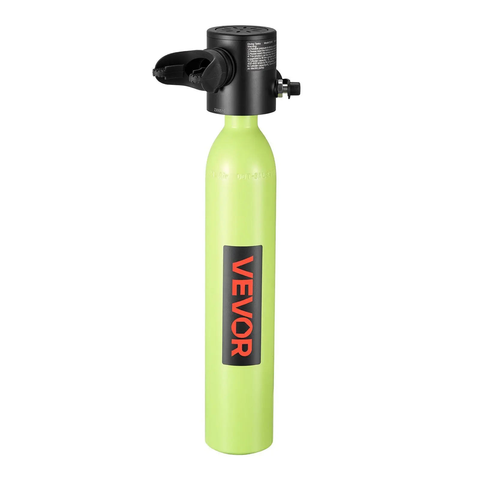 

Mini Scuba Tank, 0.5L Portable Diving Tank for Underwater Breathing, Reusable Lung Diving Cylinder up to 10 Minutes Dive Time,