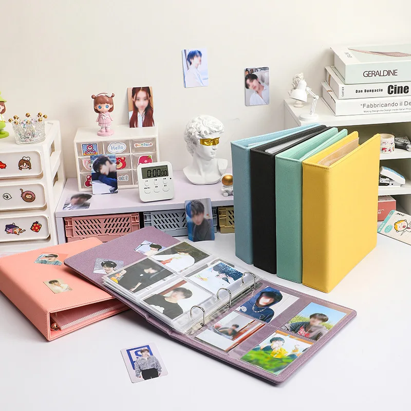 photocard binder para fotos album instax mini scrapbook livro de coleta cartao kpop a5 3 01