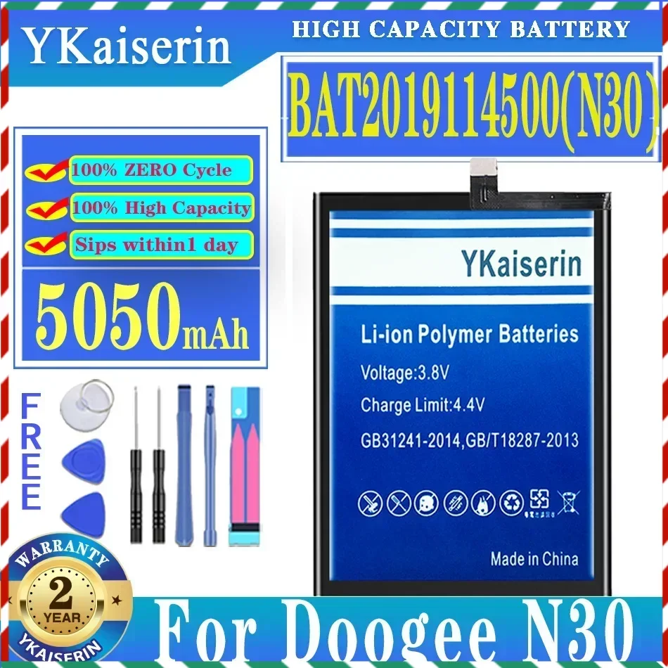 

YKaiserin 5050mAh Battery BAT2019114500 ( N30 ) For Doogee N30 N 30