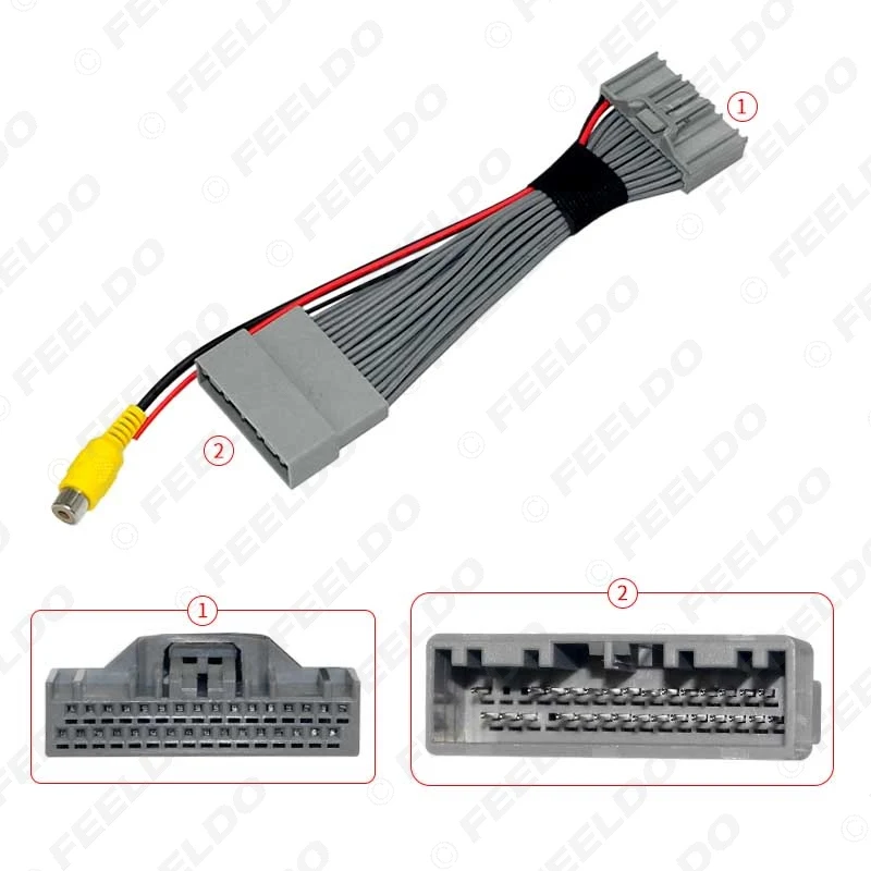 Car Parking Rear Camera Video Plug Converter Cable For Honda CRV/Breezf 32PIN Parking Reverse Wire Adapter